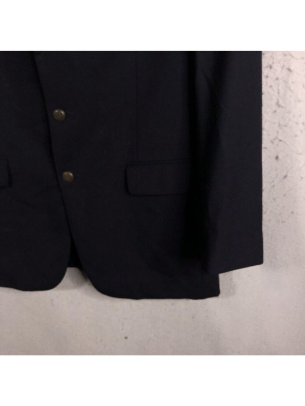 Jos A Bank Blazer Mens 41R Navy Blue 100% Wool Sport Coat Jacket Career - Picture 14 of 16